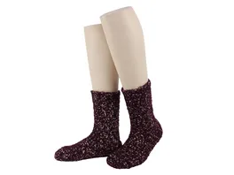 MOVE UP Damen Wende Kuschelsocken