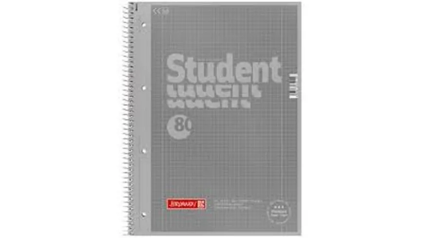 Student Collegeblock A4 80 Blatt kariert Lineatur 28 Premium