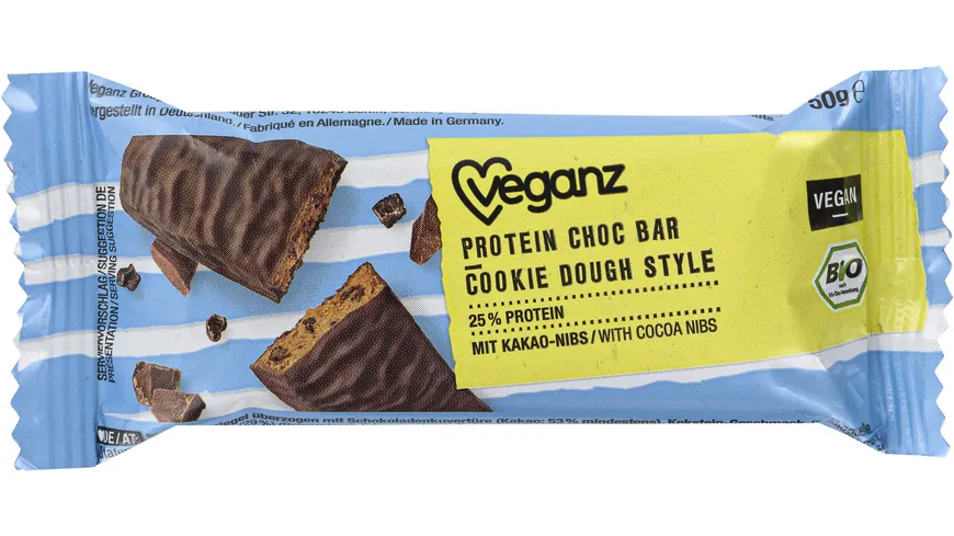 Veganz Bio Proteinriegel Cookie Dough
