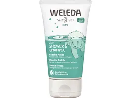 WELEDA Kids 2in1 Duschgel Shampoo Minze