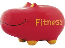 KCG Spardose Hippo Fitness