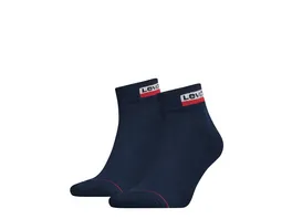 Levis Unisex Sportsocken Kurzschaft 2er Pack