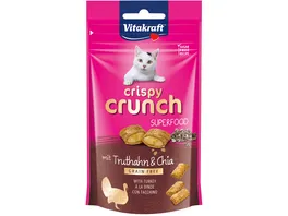 Vitakraft Katzensnack Crispy Crunch Truthahn Chia