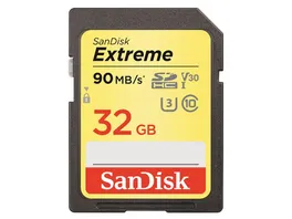 SANDISK SDHC Extreme 32GB V30 U3 UHS I Cl 10 100MB s