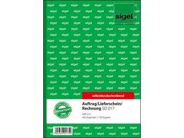 sigel Kombibuch SD017 A5 2 x 40Blatt
