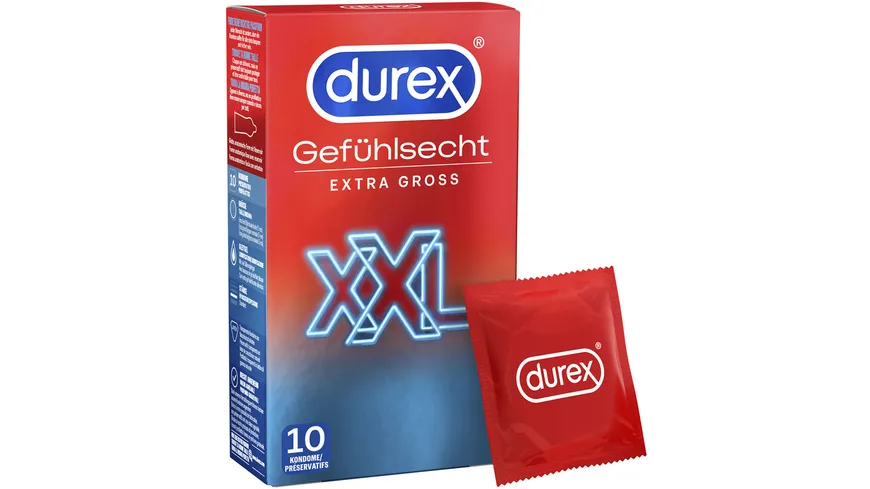 Durex Gefühlsecht Extra Gross Kondome