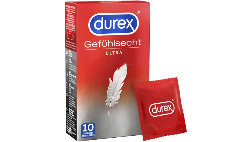 Durex Gefühlsecht Ultra Kondome 10er Packung