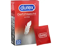 Durex Gefuehlsecht Ultra Kondome 10er Packung