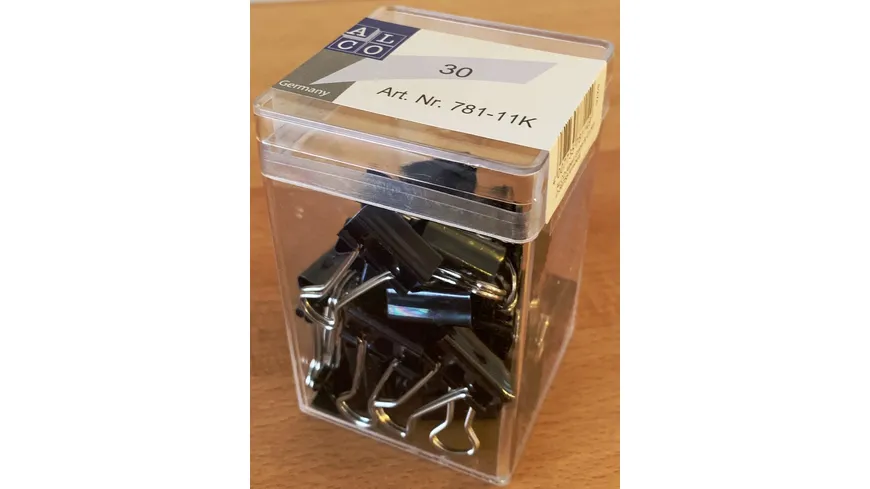ALCO Fold-Back-Klammern 30 Stück 19mm schwarz online bestellen
