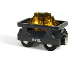 BRIO Bahn Goldwaggon mit Licht