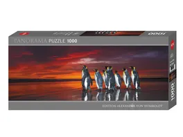 Heye Panoramapuzzle 1000 Teile King Penguins