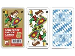 Nuernberger Spielkarten Schafkopf Premium Leinen