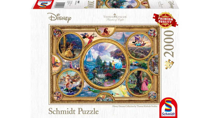 Schmidt Spiele - Puzzle - Disney Dreams Collection, 2000 Teile