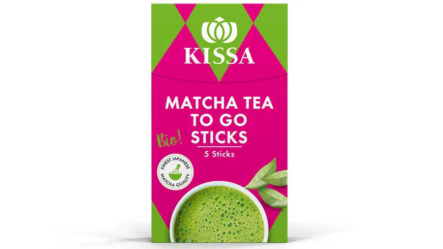 KISSA Matcha Tea To Go Sticks