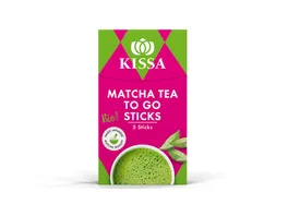 KISSA Matcha Tea To Go Sticks