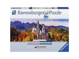 Ravensburger Puzzle Schloss Neuschwanstein in Bayern 1000 Teile