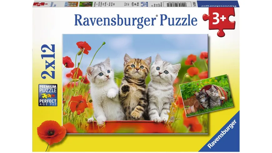 Ravensburger Spiel - Katzen auf Entdeckungsreise, 12 Teile