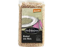 BioGourmet Dinkel wie Reis geschliffener Dinkel