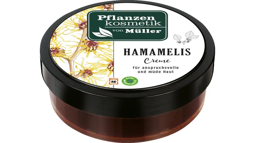 Pflanzenkosmetik Von Muller Hamameliscreme Online Bestellen Muller