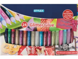 STYLEX Geschenkkarton Glitter Glue 24er Set