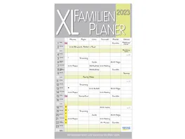 XL Familienplaner Pastell 2023 Kalender