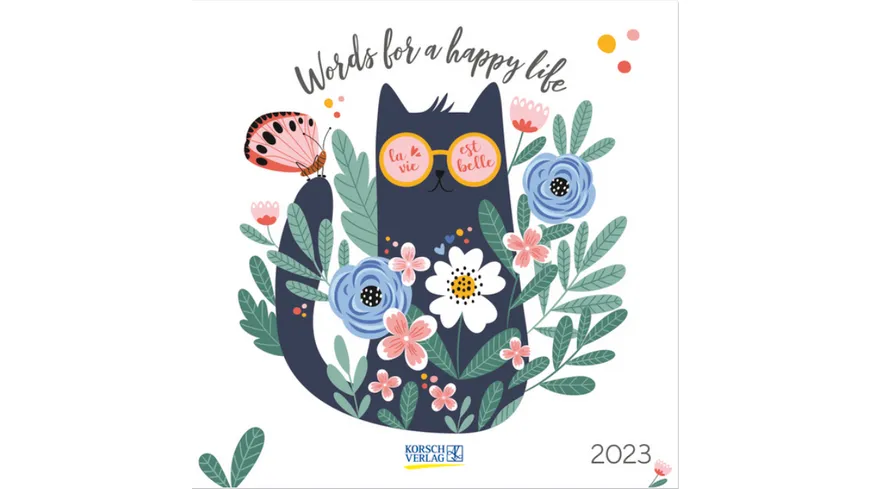 Words for a happy life 2022 - Broschürenkalender