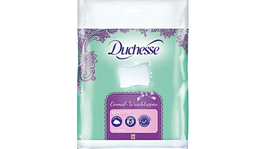 Duchesse Einmal-Waschlappen Sensitiv, 50 Stück