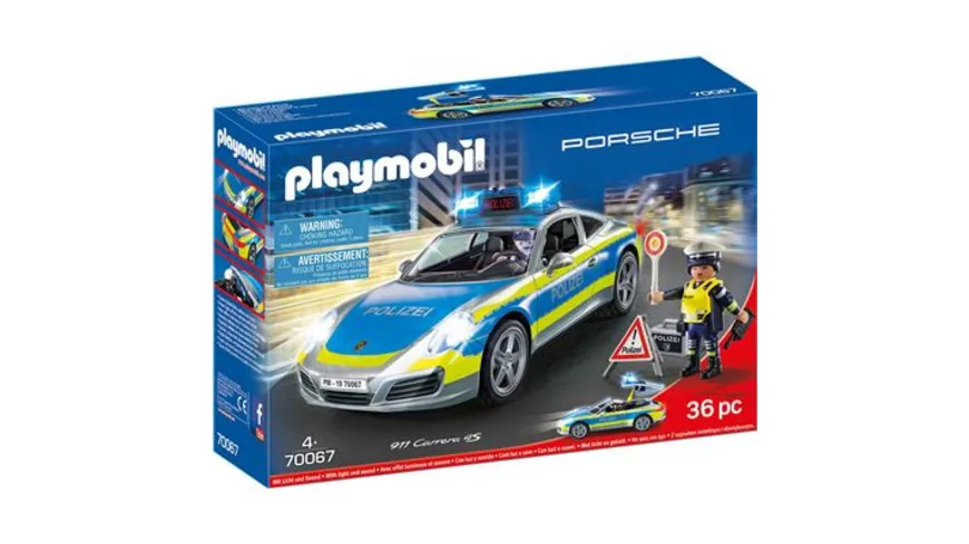 PLAYMOBIL 70067 - City Action - Porsche 911 Carrera 4S Polizei