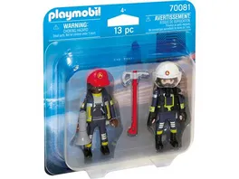 PLAYMOBIL 70081 DuoPack Feuerwehrmann und frau