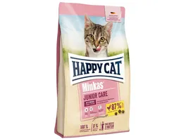 Happy Cat Katzentrockenfutter Minkas Junior Care Gefluegel 500 g