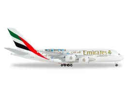 Herpa 531931 Emirates Airbus A380 Real Madrid 2018 1 500
