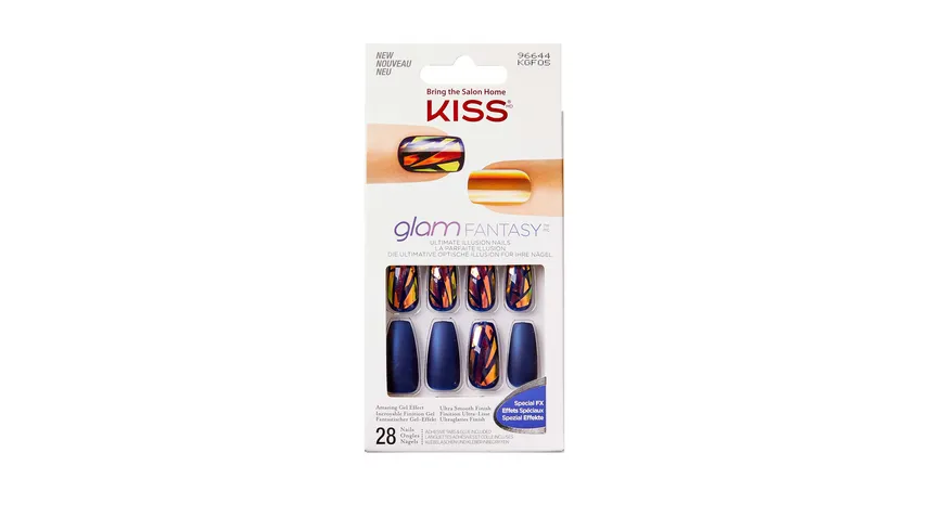 KISS Glam Fantasy Nails- Catch My Vibe