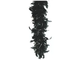 Fries 36231 Federboa Lurex schwarz ca 180 cm