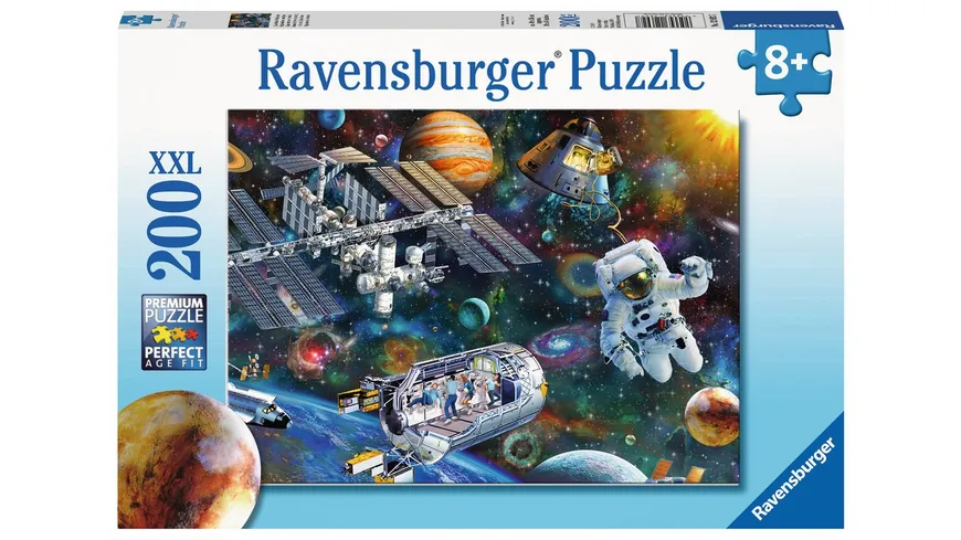 Ravensburger Puzzle - Expedition Weltraum, 200 XXL Teile