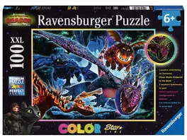 Ravensburger Puzzle Dragons Leuchtende Dragons 100 Teile XXL