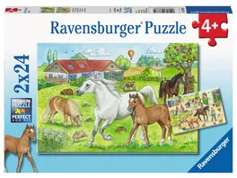 Ravensburger Puzzle Auf dem Pferdehof 24 Teile