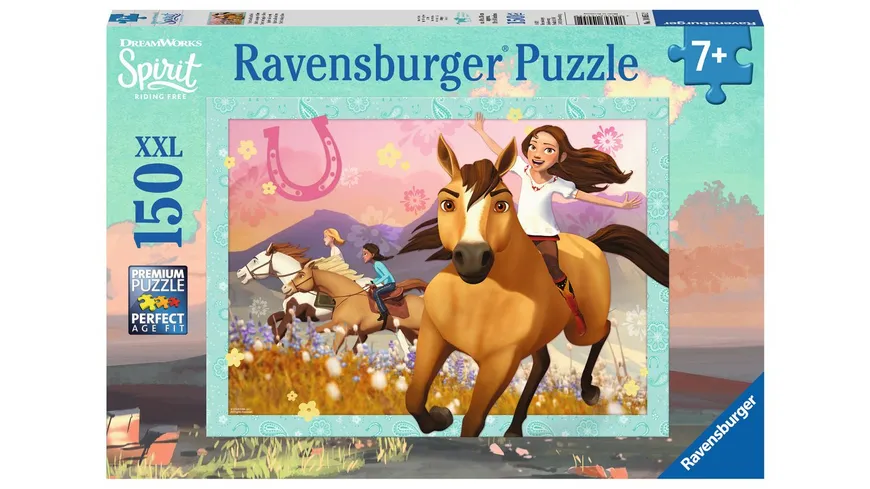 Ravensburger Puzzle - Spirit - wild und frei - Spirit der wilde Mustang, 150 Teile