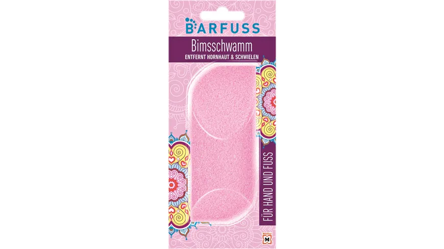 BARFUSS Bimsschwamm rosa