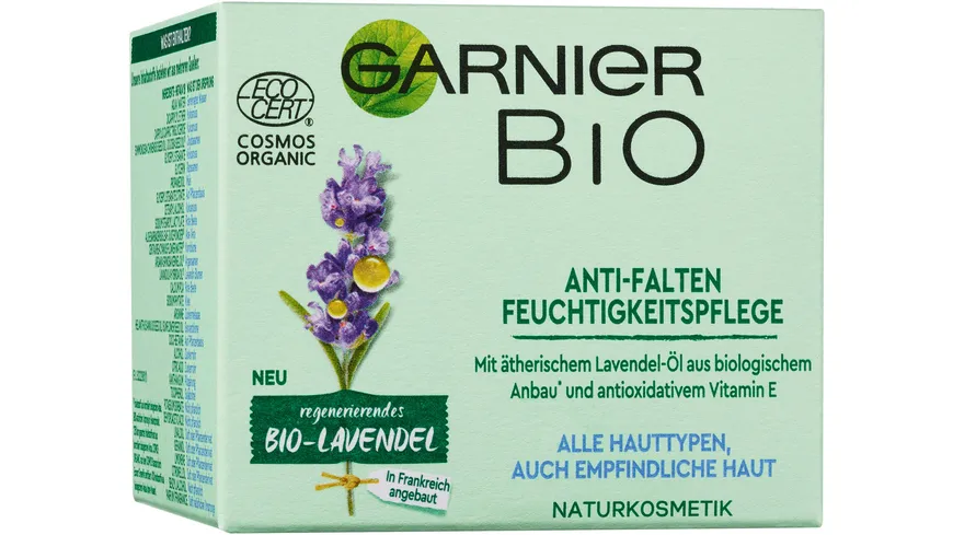 GARNIER BIO Lavendel Anti-Falten Feuchtigkeitspflege