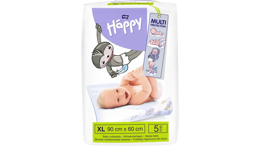 bella baby Happy Wickelunterlagen XL 90x60cm