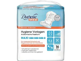 Duchesse MED Hygiene Vorlagen Maxi