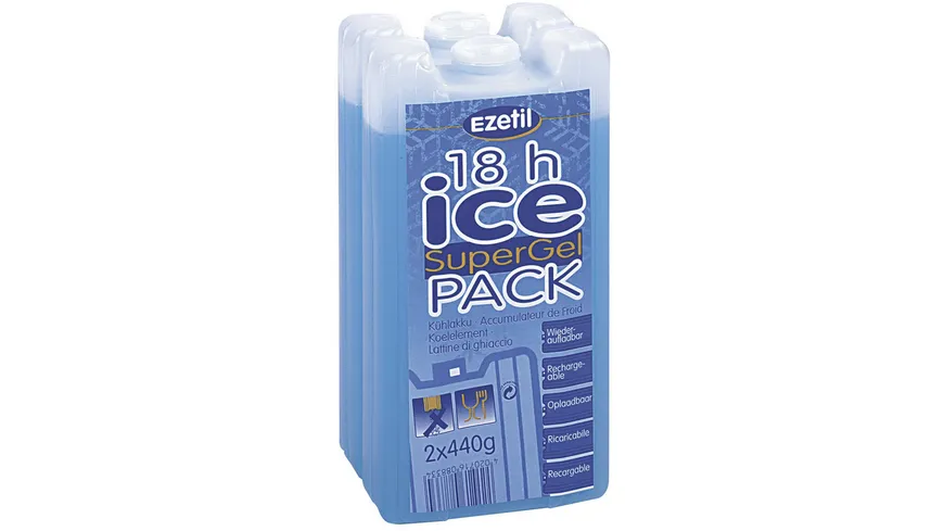 2er Set Iceblock Kühlakku 400g, 16h lange Kühlung, lebensmittelgeeignet,  ungiftig, langlebig und robust für den gewerblichen gekühlten Versand 