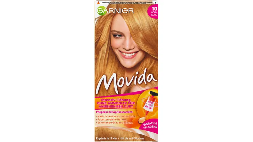 Garnier Movida Intensiv Tonung Ohne Ammoniak Nr 10 Goldblond Online Bestellen Muller