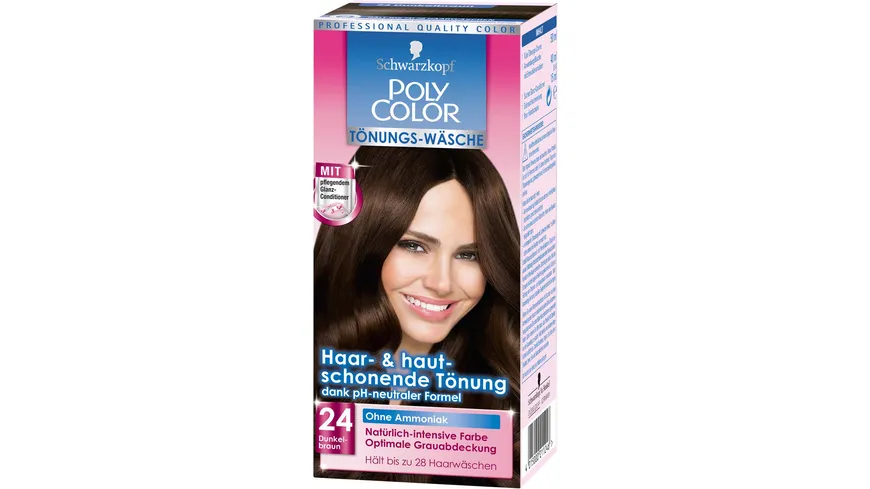 Schwarzkopf Poly Color Creme Haarfarbe Tonung 24 Dunkelbraun Online Bestellen Muller