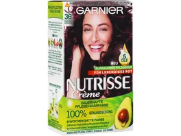 GARNIER Nutrisse Creme dauerhafte Pflege Haarfarbe Nr 36 Dunkle Kirsche