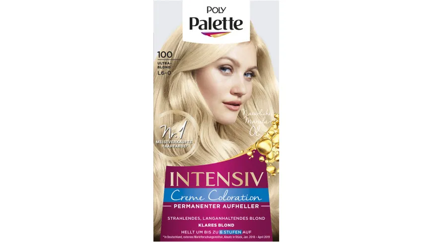 Schwarzkopf Poly Palette Intensiv Creme Coloration 100 Ultra Blond Online Bestellen Muller