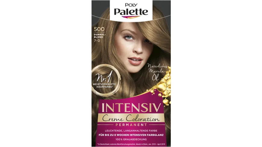 POLY PALETTE Intensiv Creme Coloration 500/7-0 Dunkelblond