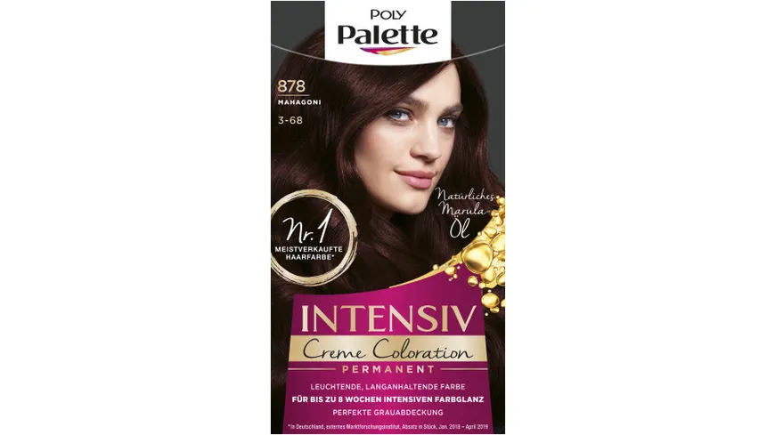 POLY PALETTE Intensiv Creme Coloration 878/3-68 Mahagoni