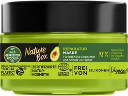 Nature Box Maske Avocado Oel Reparatur Haarkur fuer intensive Reparatur und Schutz vor Spliss