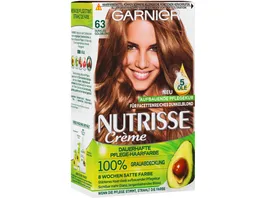 GARNIER Nutrisse Creme dauerhafte Pflege Haarfarbe Nr 63 Dunkles Goldblond